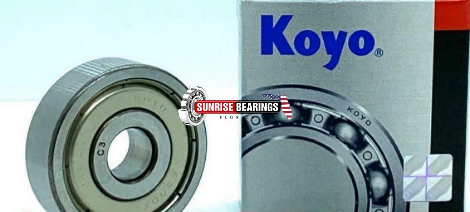 KOYO 6300 ZZ C3 Deep Groove Ball Bearing, Metal Shielded 10x35x11 mm