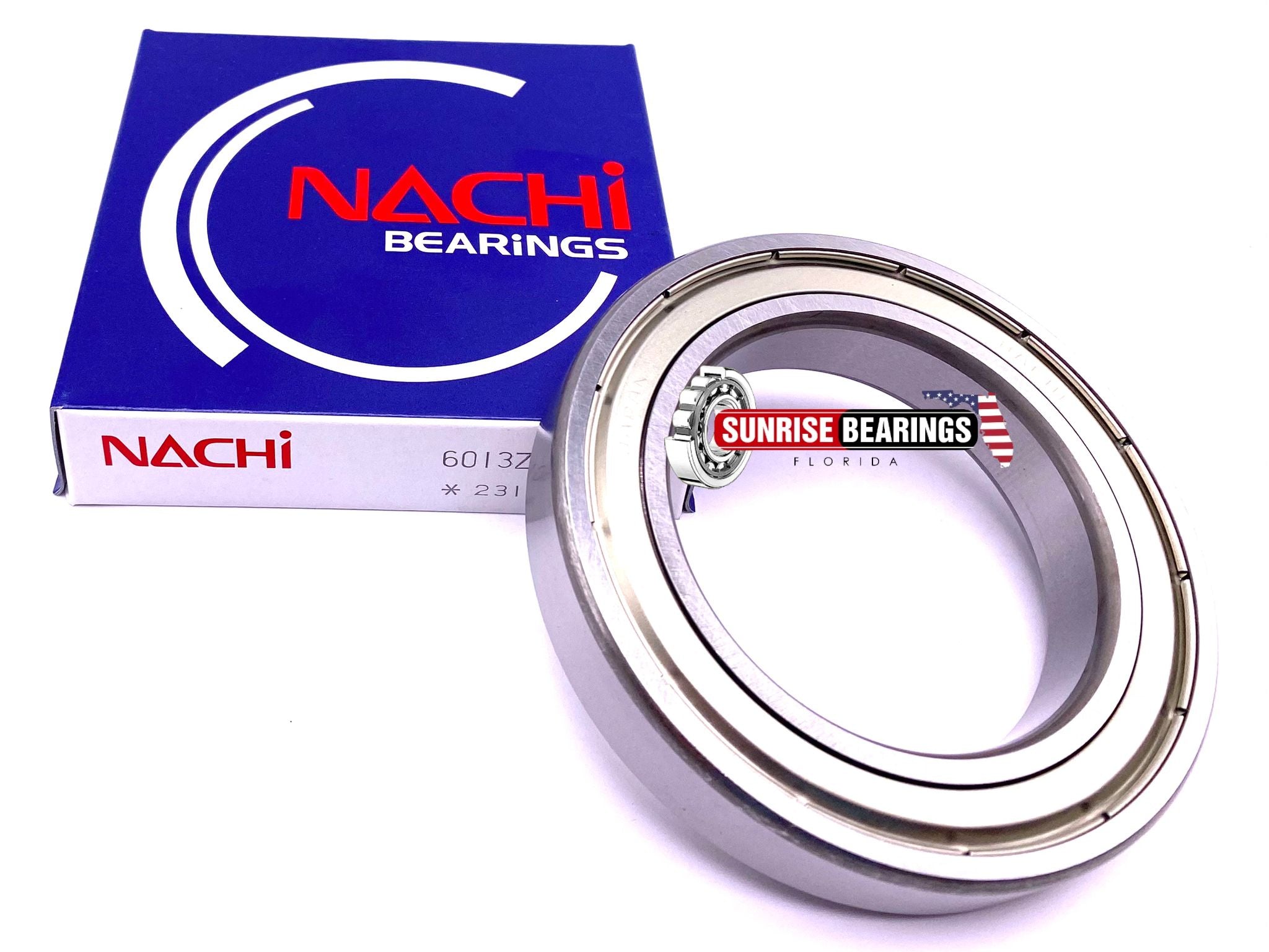 なみ NACHI 6013 Z Ball Bearing , Metal SHIELDED ONE SIDE, Open ONE SIDE