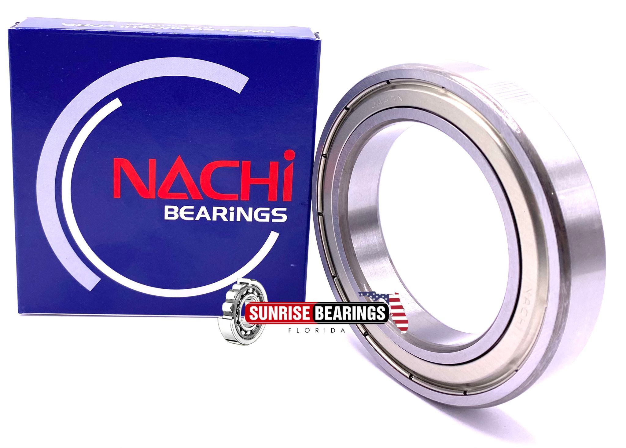 NACHI 6013 Z Ball Bearing , Metal SHIELDED ONE SIDE, Open ONE SIDE