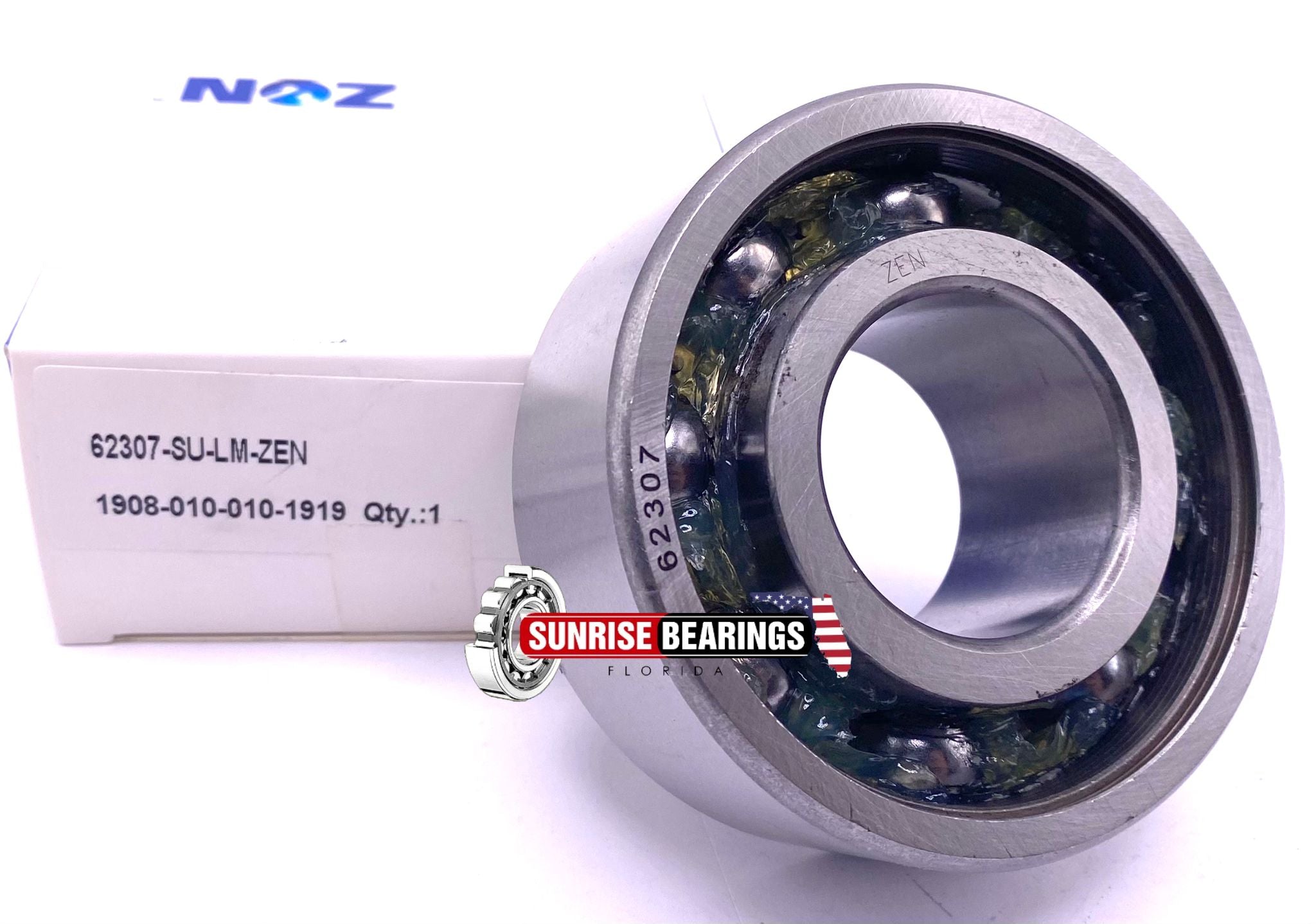ZEN 62307 Deep groove ball bearing, Open Type, No Seals 35x80x31