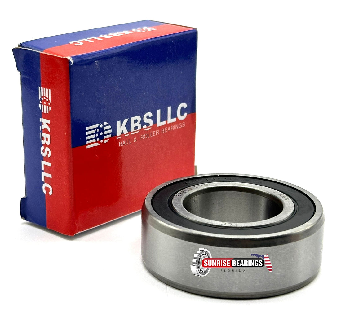 KBS 63005 2RS DEEP GROOVE BALL BEARING, RUBBER SEALED 25x47x16 mm