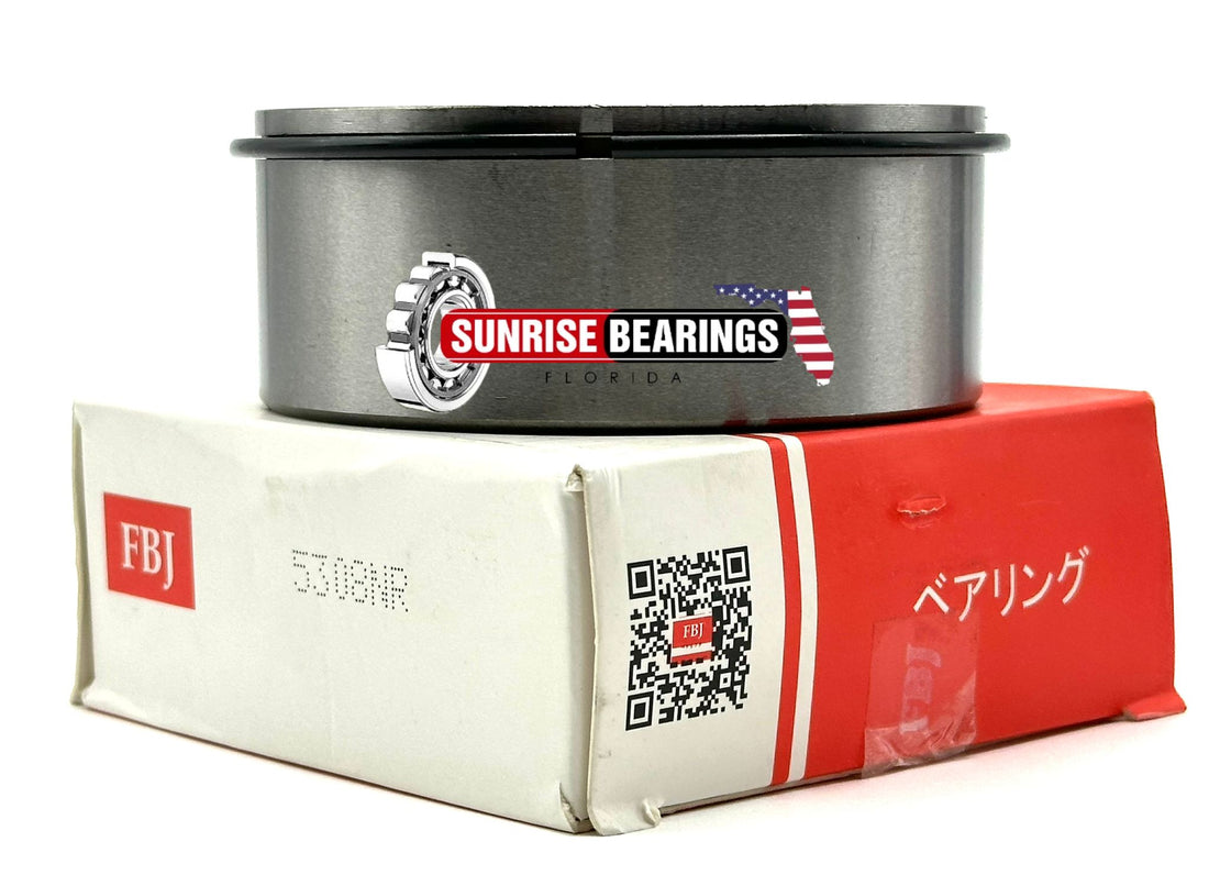 FBJ 5308 NR Ball Bearing + OPEN TYPE Nop Seals + Snap Ring 3308 NR 40x90x36.5 mm