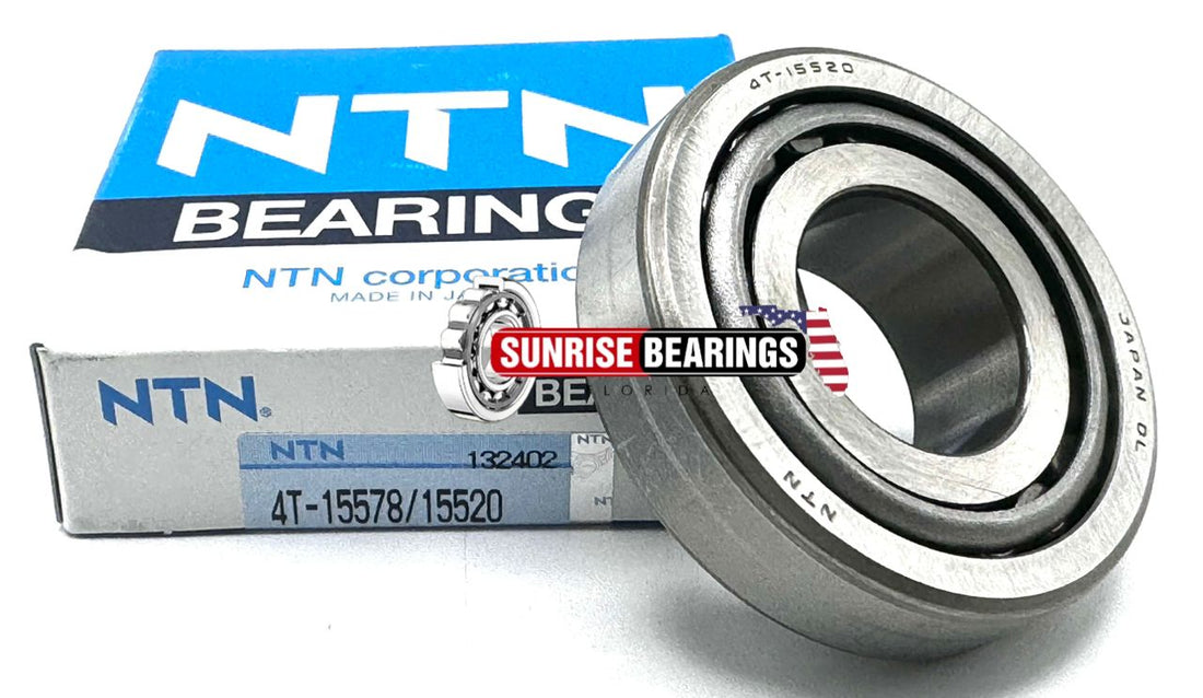 NTN JAPAN 15578 15520 TAPERED ROLLER BEARNG, CONE + RACE 25.4x57.15x17.46 mm