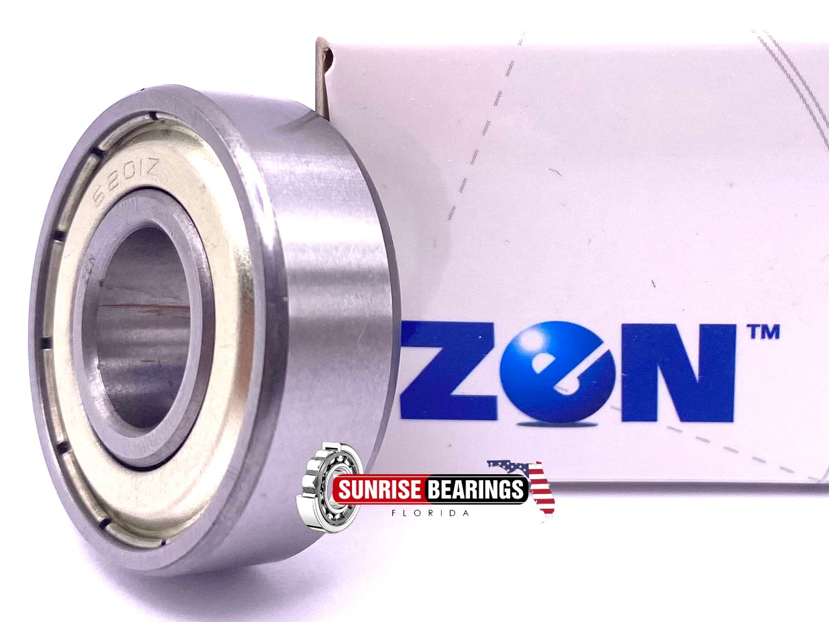 ZEN 6201-13 ZZ Ball Bearing Metal Shielded, SPECIAL BORE 13 mm ZEN 6201-13 ZZ Ball Bearing Metal Shielded, SPECIAL BORE 13 mm