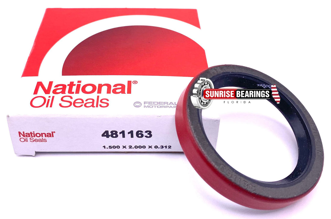 National FEDERAL MOGUL 481163 Oil Seal 1.500" x 2.000" x 0.312" 5179506 14846