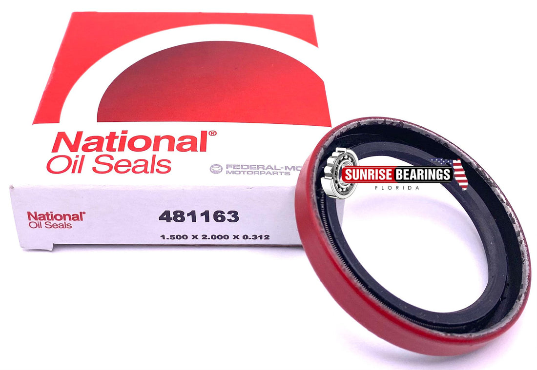 National FEDERAL MOGUL 481163 Oil Seal 1.500" x 2.000" x 0.312" 5179506 14846