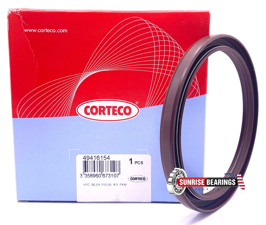 CORTECO 49416154 Engine Crankshaft Seal Mahle 67012 92x110x8.5 mm