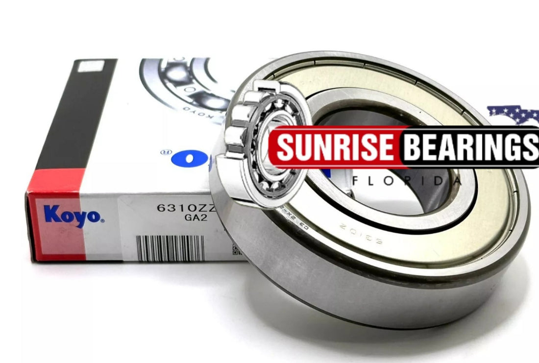 KOYO Japan  6310 ZZ Deep Groove Ball Bearing, Metal Shielded 50x110x27 mm