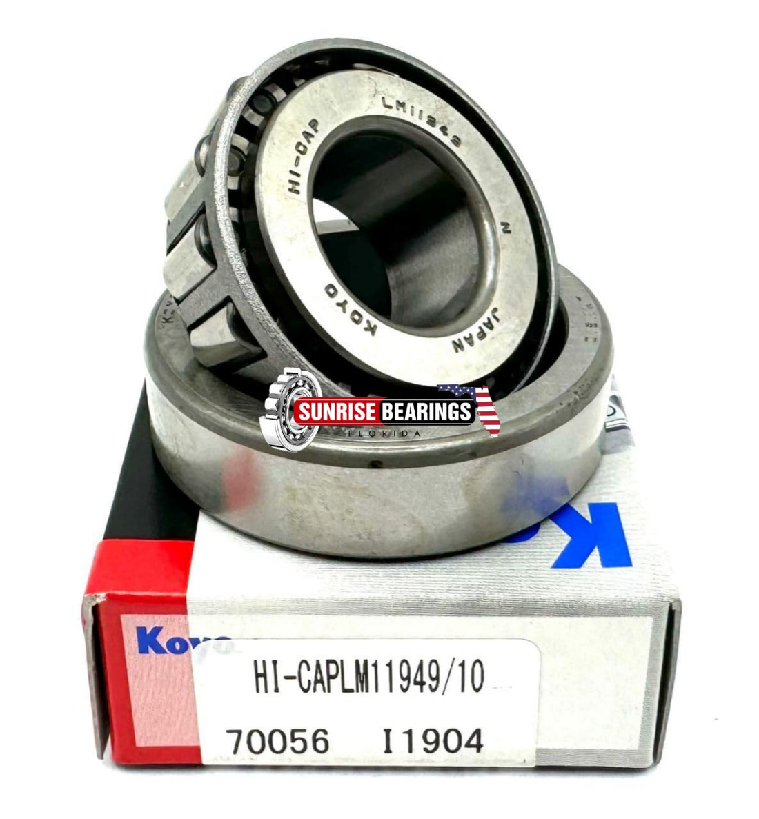 KOYO Japan HI-CAPLM 11949 / 10 Tapered Roller Bearing Cup and Cone 19.050x45.237x15.494 mm