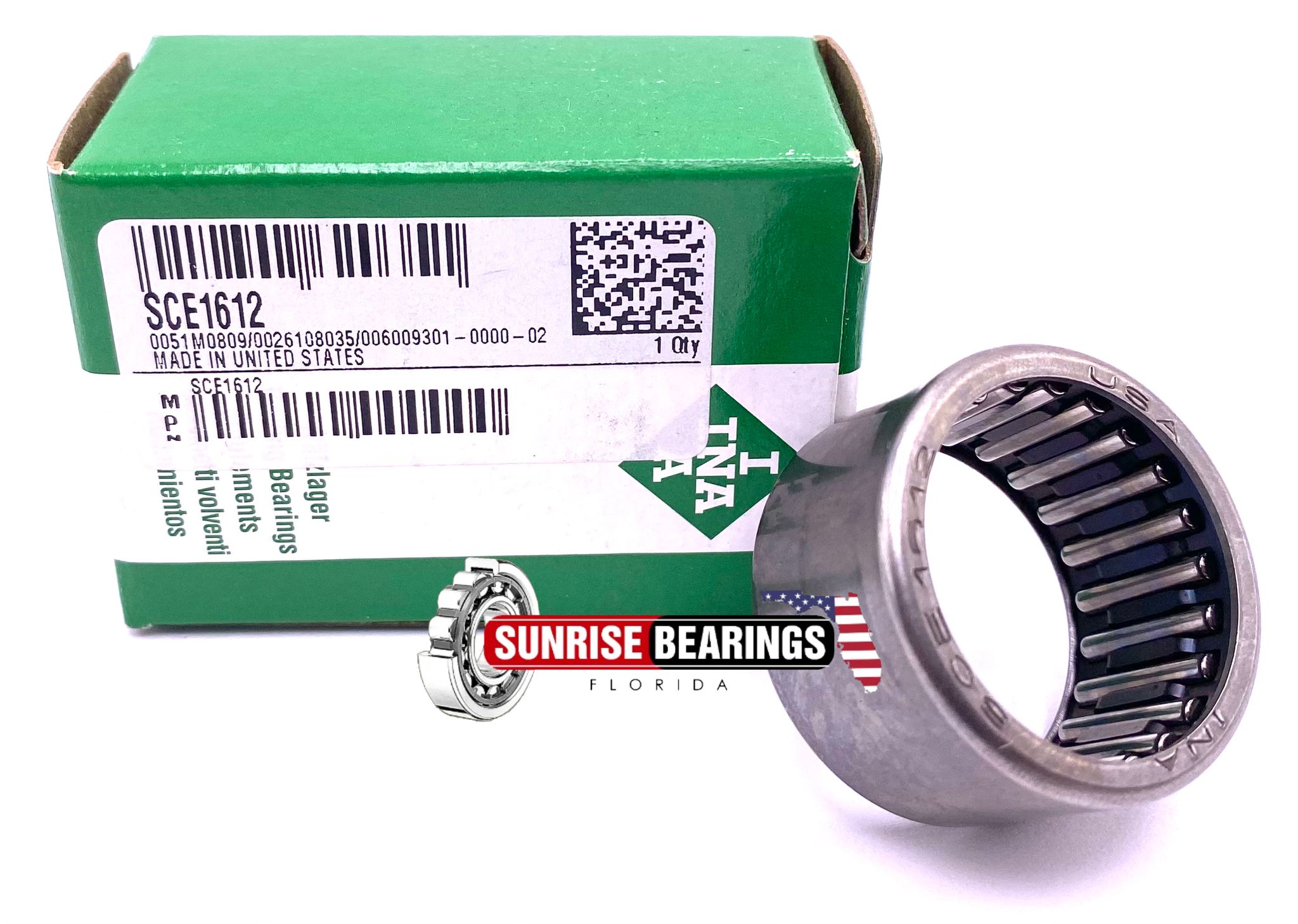 INA SCE1612 B-1612 Needle Bearing 1 