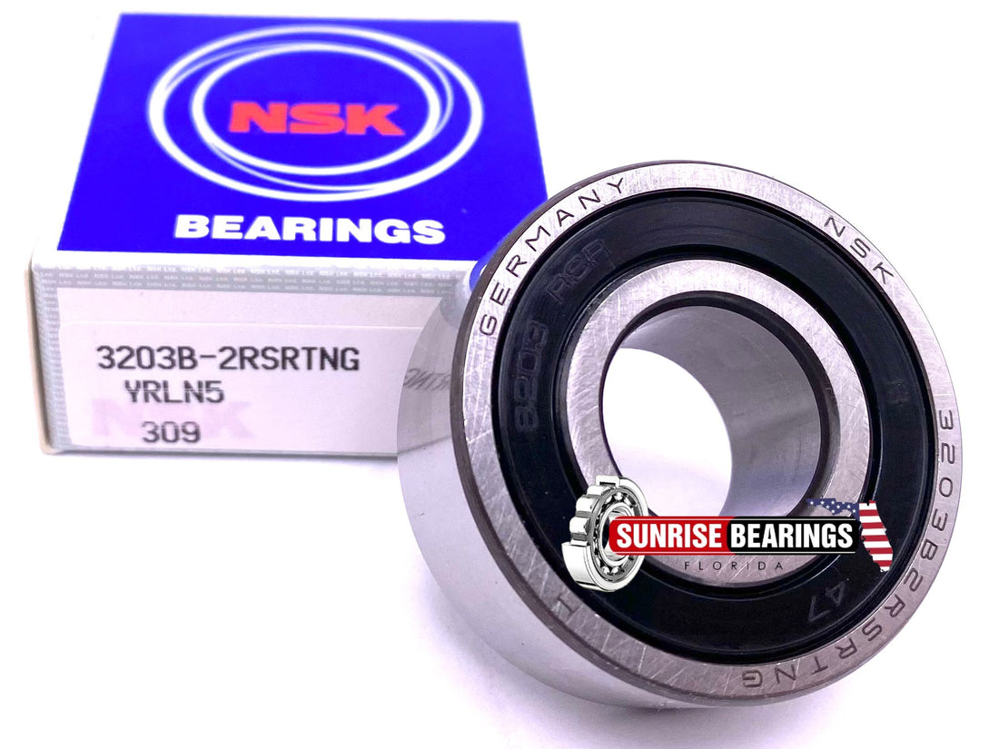 NSK 3203 B-2RSTNG Angular Contact Ball Bearing BD17-31 5203 2RS 17x40x17.5 mm
