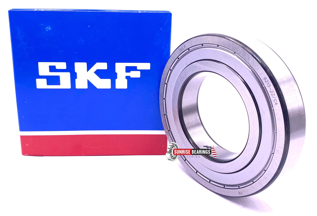 SKF 6213 ZZ C4 Deep Groove Ball Bearing, Metal Shielded 65x120x23 mm
