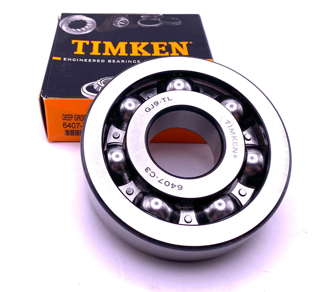TIMKEN 6407 Deep Groove Ball Bearing, OPEN Type, No Seals 35x100x25 mm