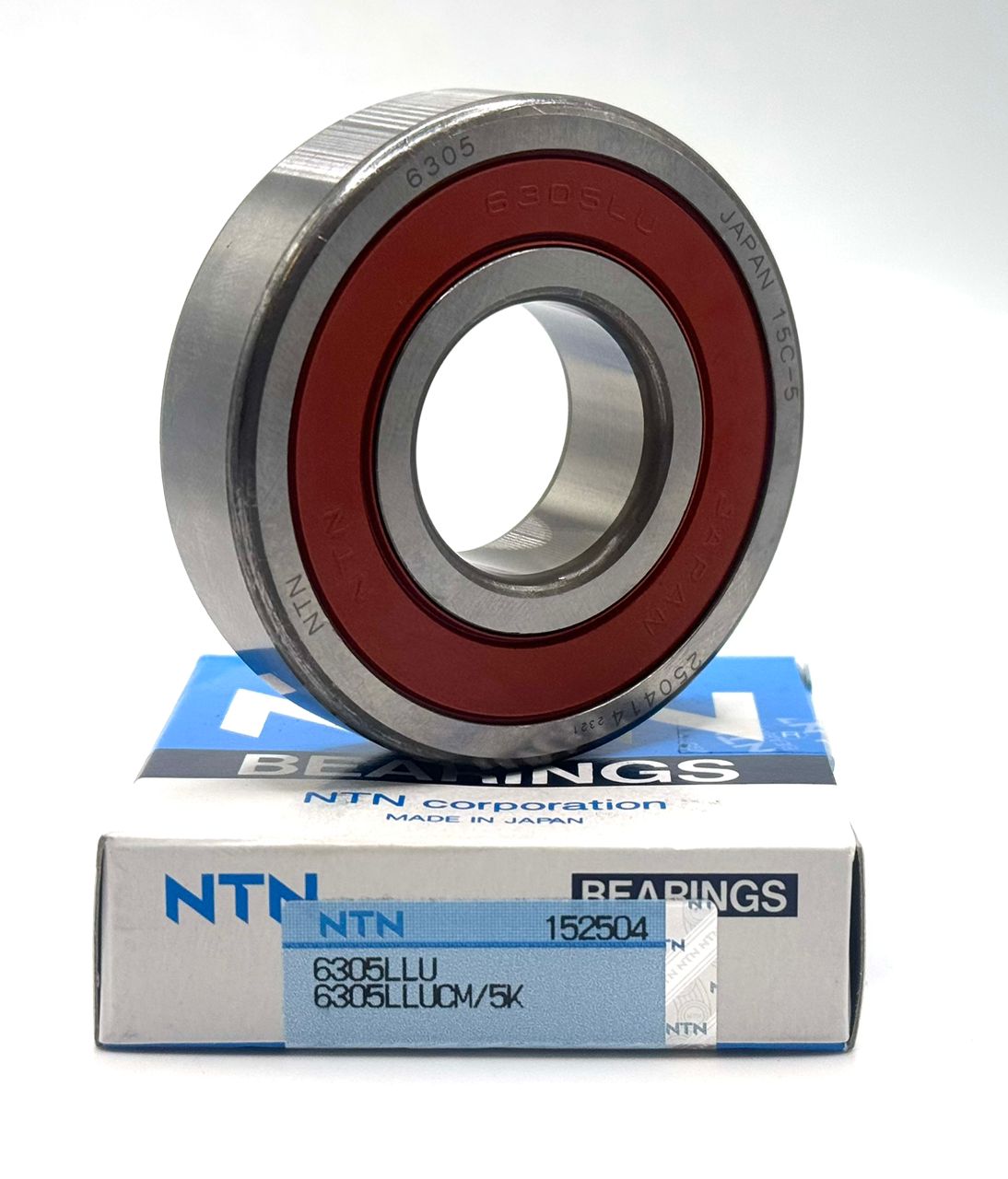 NTN 6305 LLU DEEP GROOVE BALL BEARING, RUBBER SEALED 6305 DDU 25x62x17mm