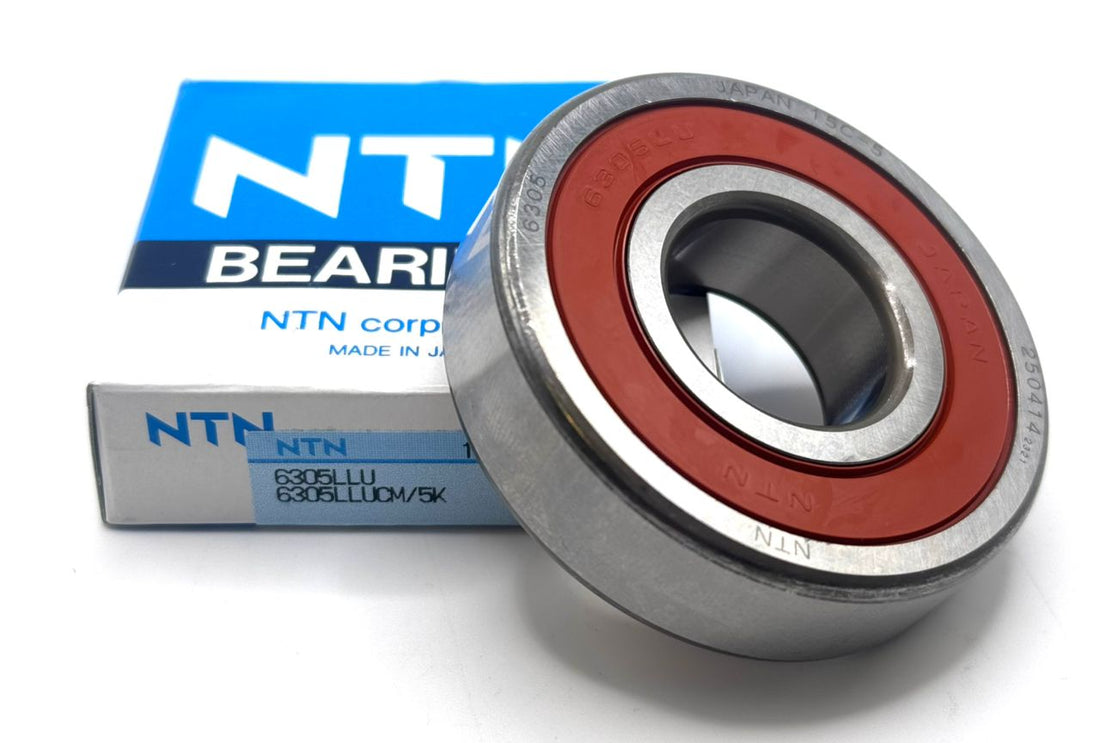 NTN 6305 LLU DEEP GROOVE BALL BEARING, RUBBER SEALED 6305 DDU 25x62x17mm