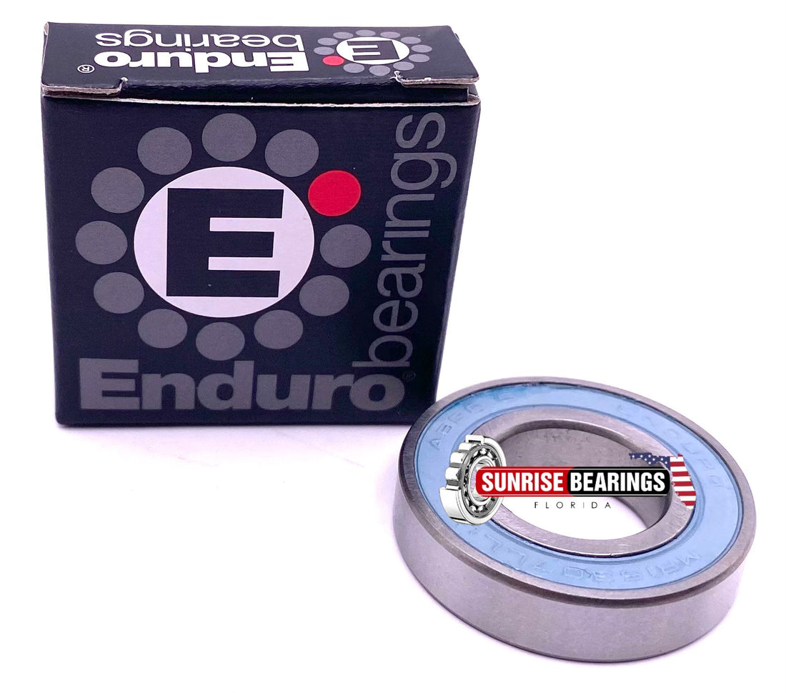 ENDURO MR15307 LLU/LLB Ball Bearing, Rubber Sealed 15x30x7 mm