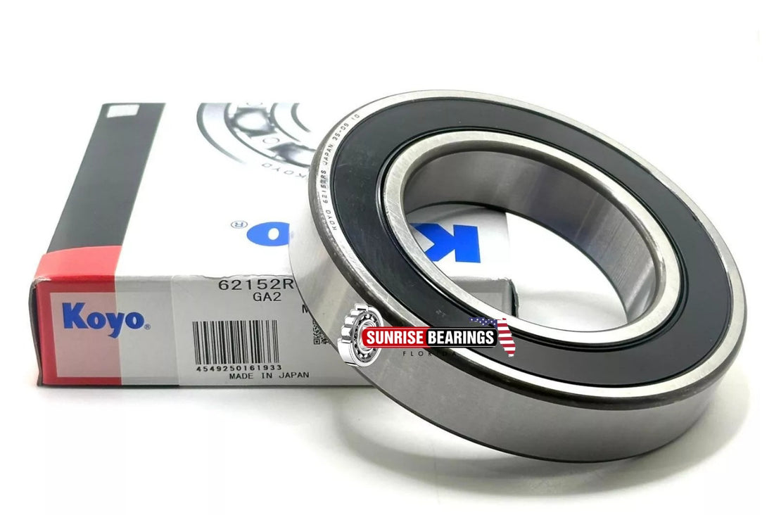 KOYO Japan 6215 2RS  Deep Groove Ball Bearing, Rubber Sealed 75x130x25 mm