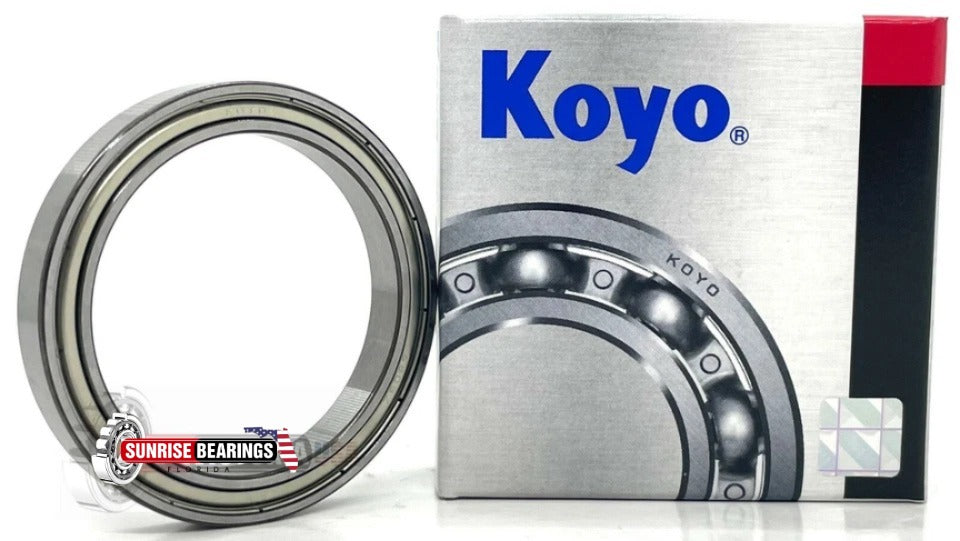 KOYO Japan 6918 ZZ Deep Groove Ball Bearing, Metal Shielded 90x125x18 mm