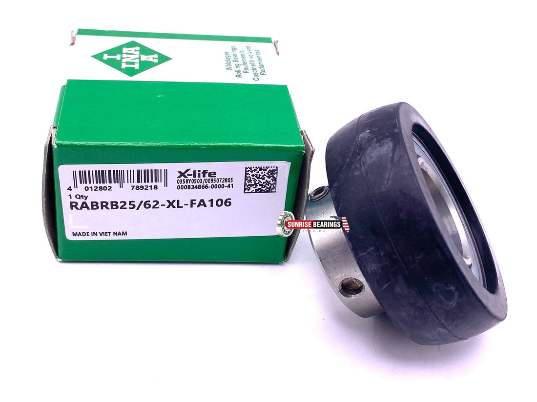 INA RABRB25/62 XL FA106 Radial Inser Ball Bearing YET205+RIS205 25x62.2x33.9 mm