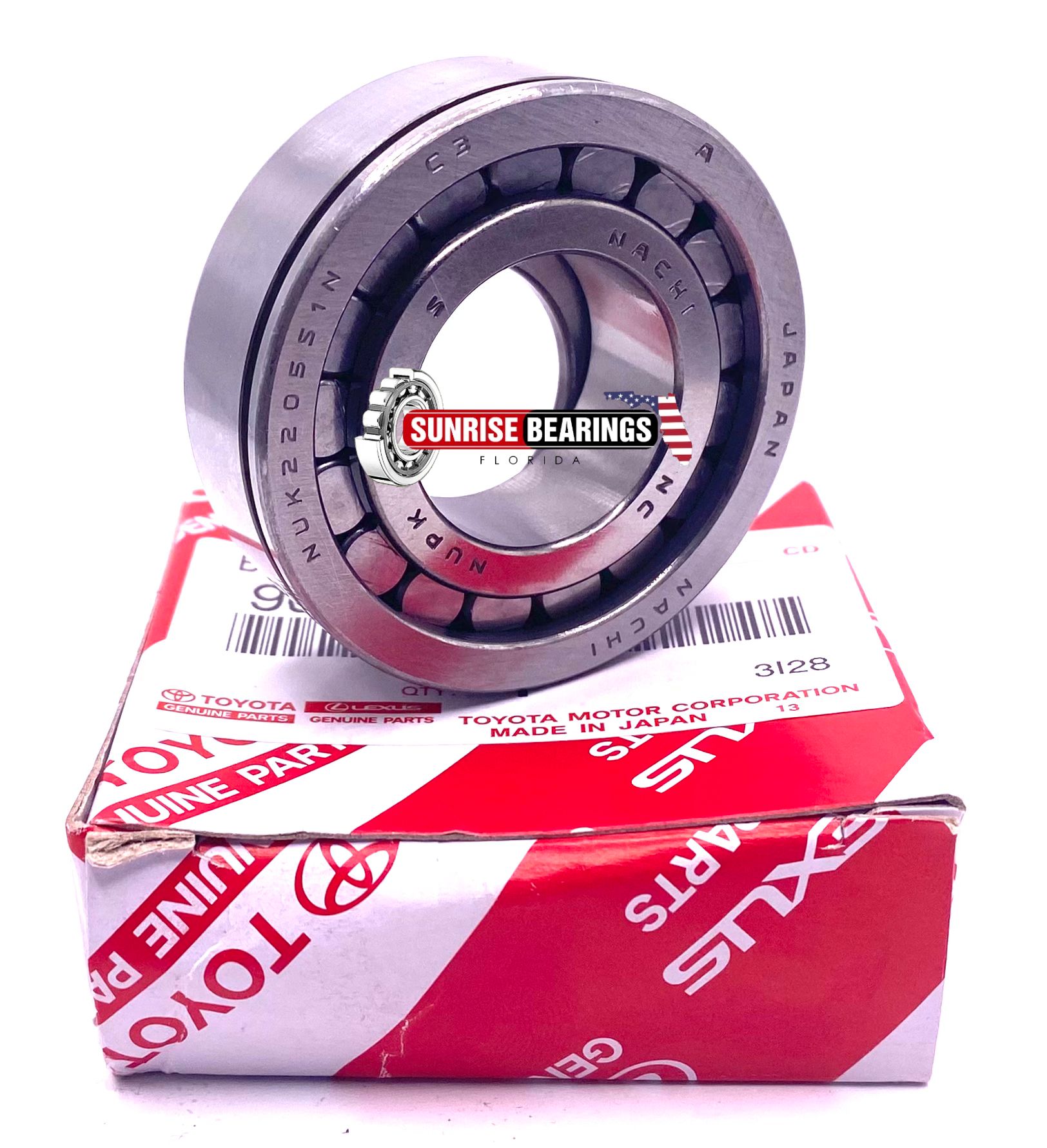 NACHI NUPK2205 Roller Bearing for TOYOTA 90365-25027 25x52x18 mm