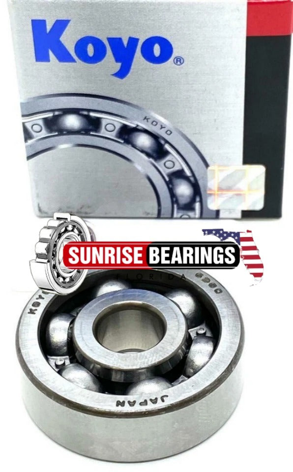 KOYO 6300 CM Deep Groove Ball Bearing, OPEN Type, No Seals 10x35x11 mm