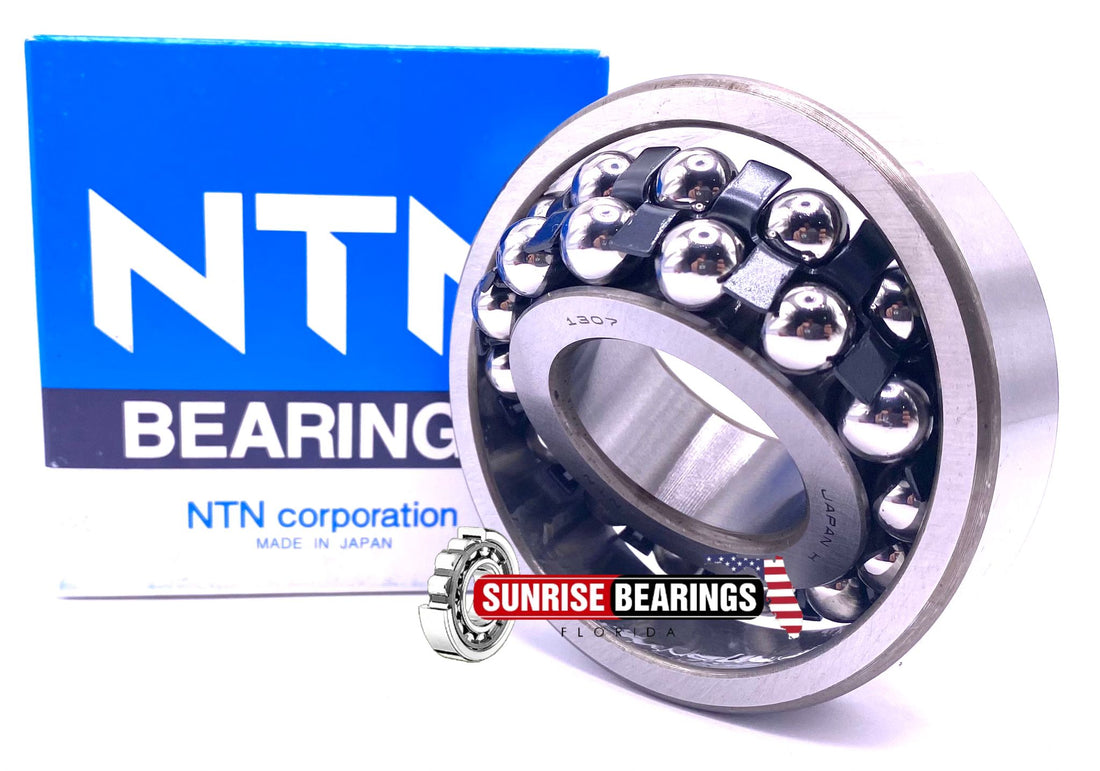 NTN 1307S Self Aligning Ball Bearing Double Row 35x80x21 mm