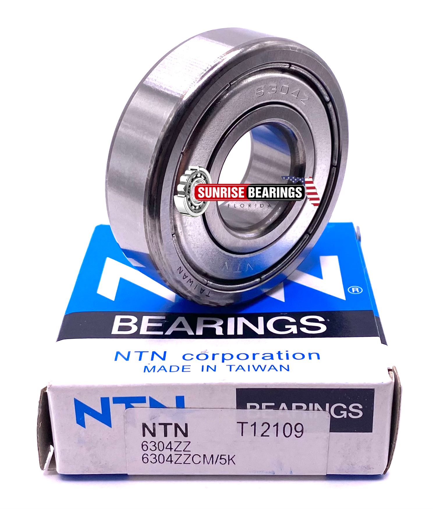 NTN 6304 ZZ Deep Groove Ball Bearing, Metal Shielded 20x52x15 mm