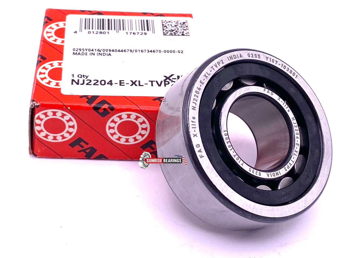 FAG NJ2204 E XL TVP2 C3 Cylindrical Roller Bearing 20x47x18 mm