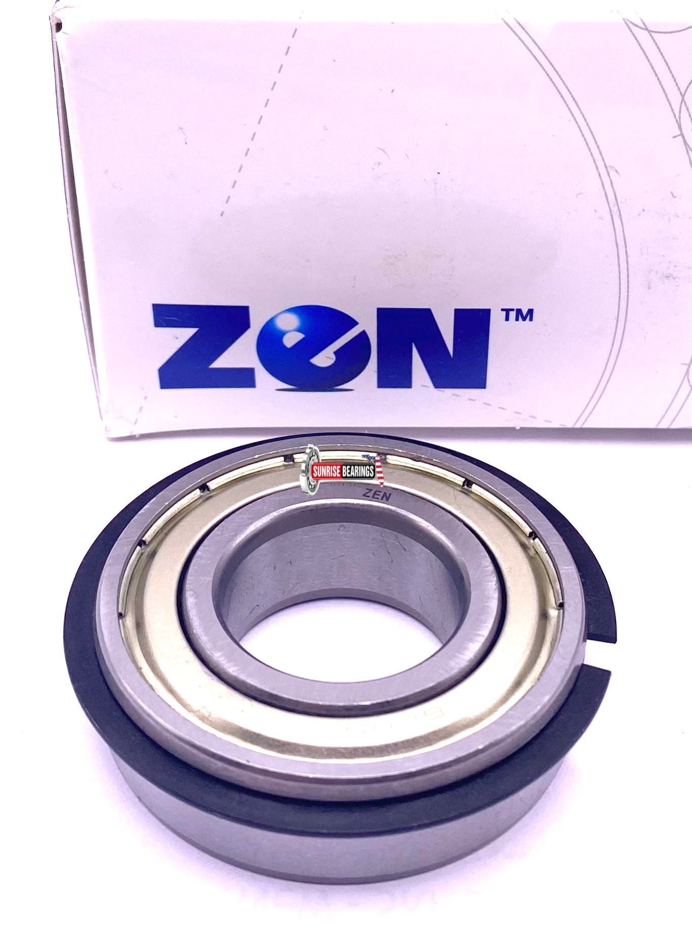 ZEN 6205 ZZ NR Ball Bearing, Metal Shielded + Snap Ring 25x52x 15