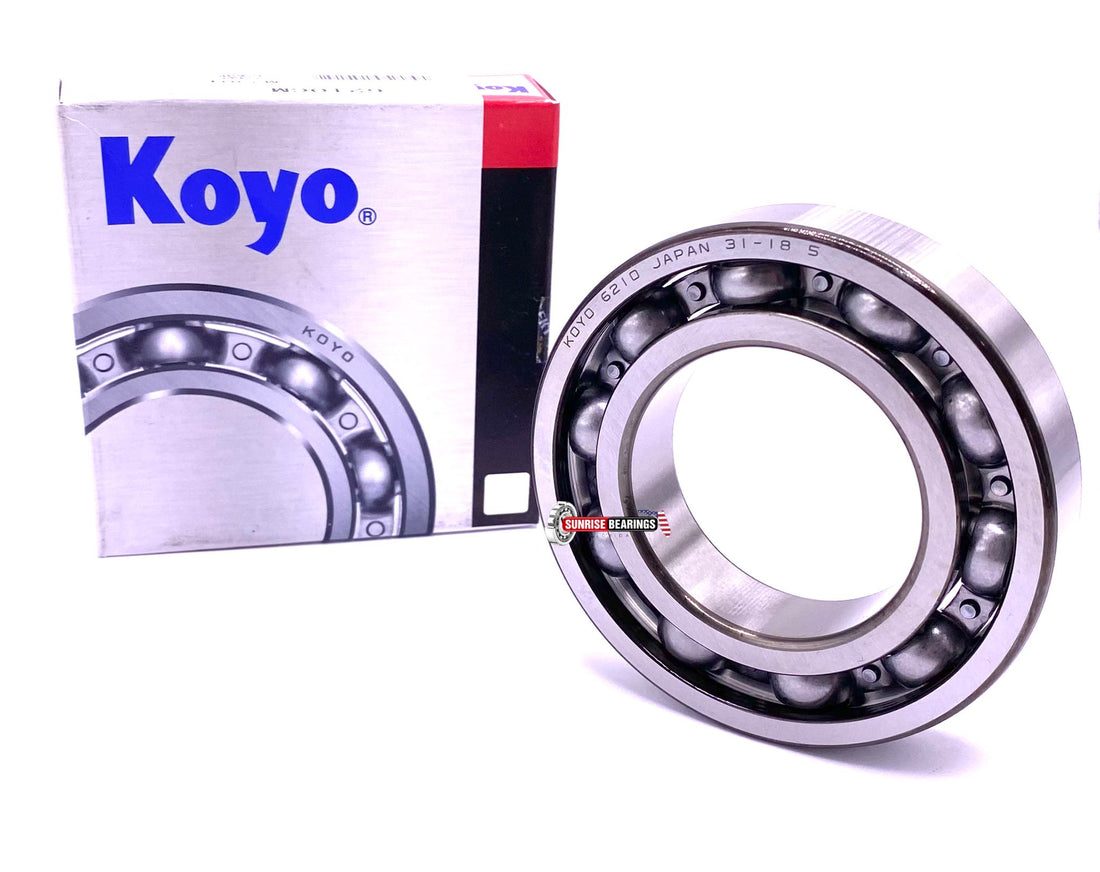 KOYO Japan 6210  Deep Groove Ball Bearing, Open Type, No Seals  50x90x20 mm