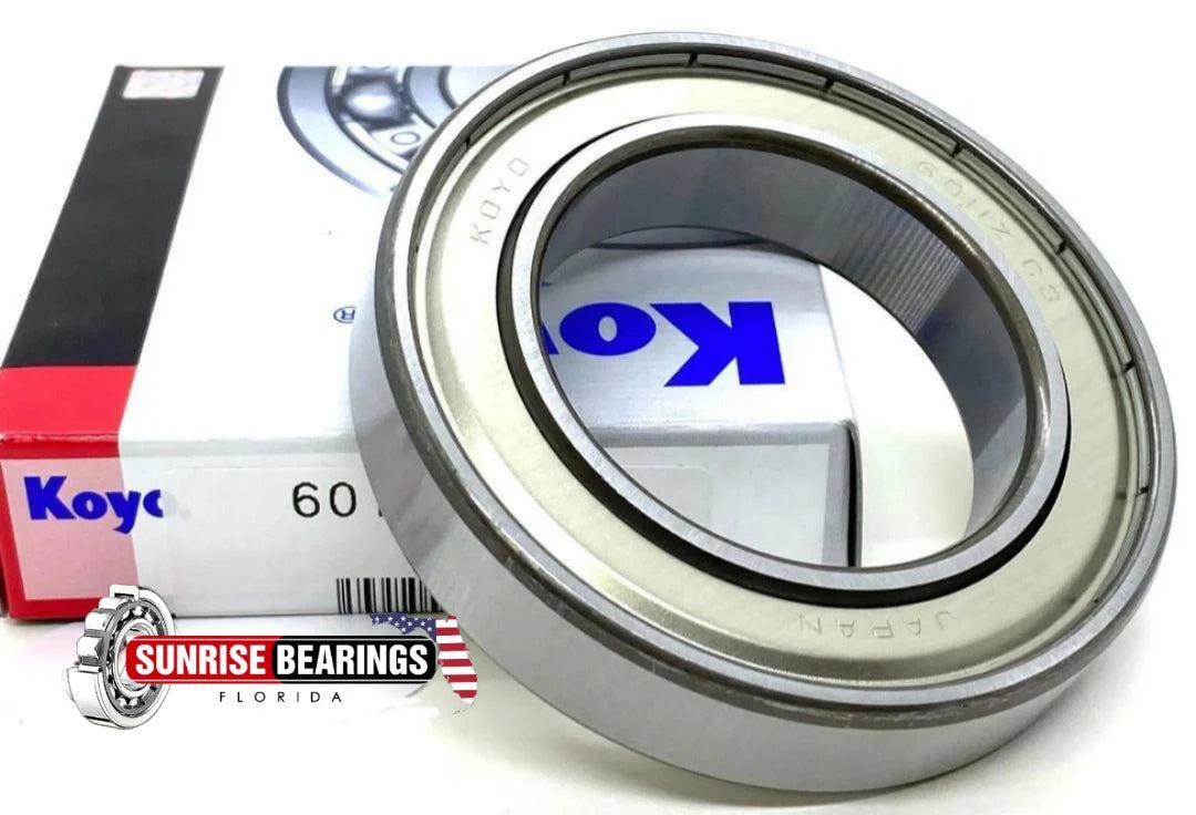 KOYO Japan 6015 ZZ Deep Groove Ball Bearing, Metal Shielded 75x115x20 mm