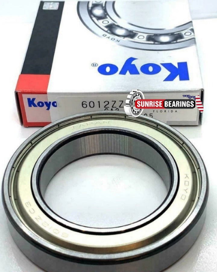 KOYO Japan 6012 ZZ  Deep Groove Ball Bearing, Metal Shielded 60x95x18 mm