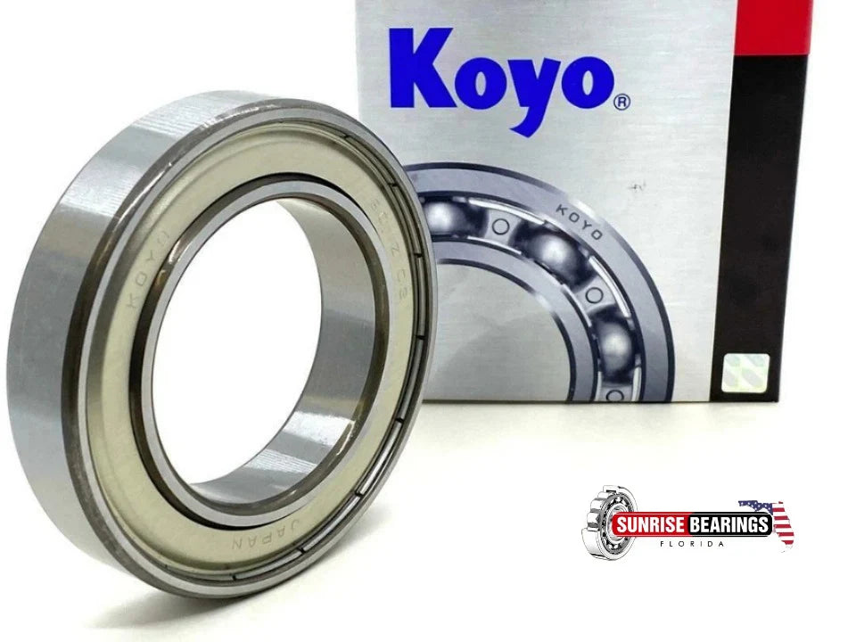 KOYO Japan 6015 ZZ Deep Groove Ball Bearing, Metal Shielded 75x115x20 mm
