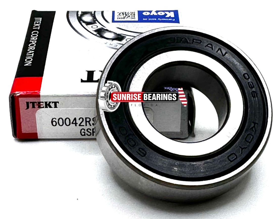 KOYO 6004 2RS C3 Deep Groove Ball Bearing, Rubber Sealed 20x42x12 mm