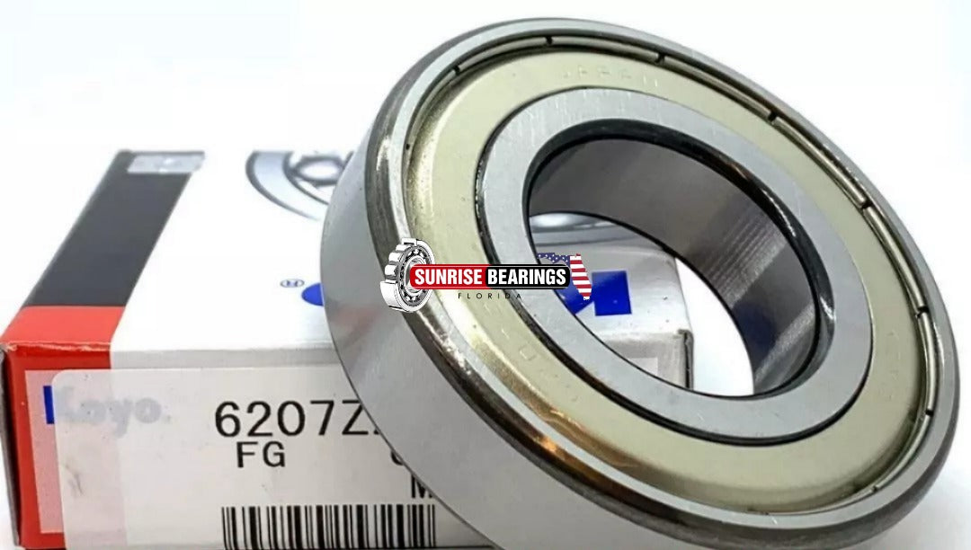 KOYO Japan 6207 ZZ C3 Deep Groove Ball Bearing, Metal Shielded 35x72x17 mm