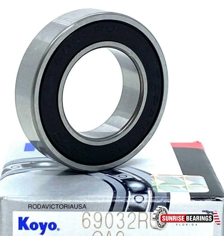 KOYO Japan 6903 2RS Deep Groove Ball Bearing, Rubber Sealed 17x30x7 mm