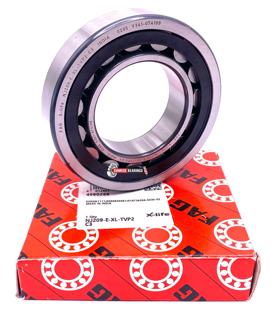 FAG  NJ209 E XL TVP2 C3 Cylindrical roller bearing 45x85x19 mm
