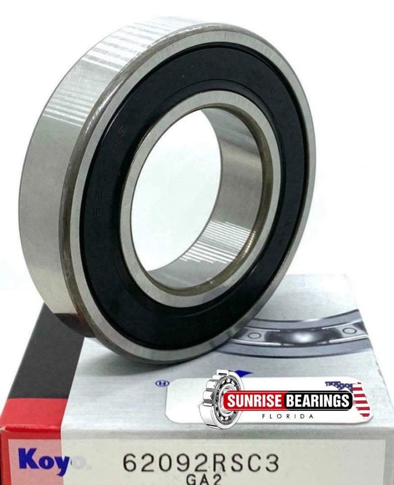 KOYO Japan 6209 2RS C3 Deep Groove Ball Bearing, Rubber Sealed 45x85x19 mm