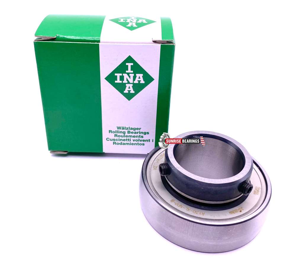 INA AY30 XL NPPB Radial Insert Ball Bearing, Spherical OD YAT206 30x62x30 mm