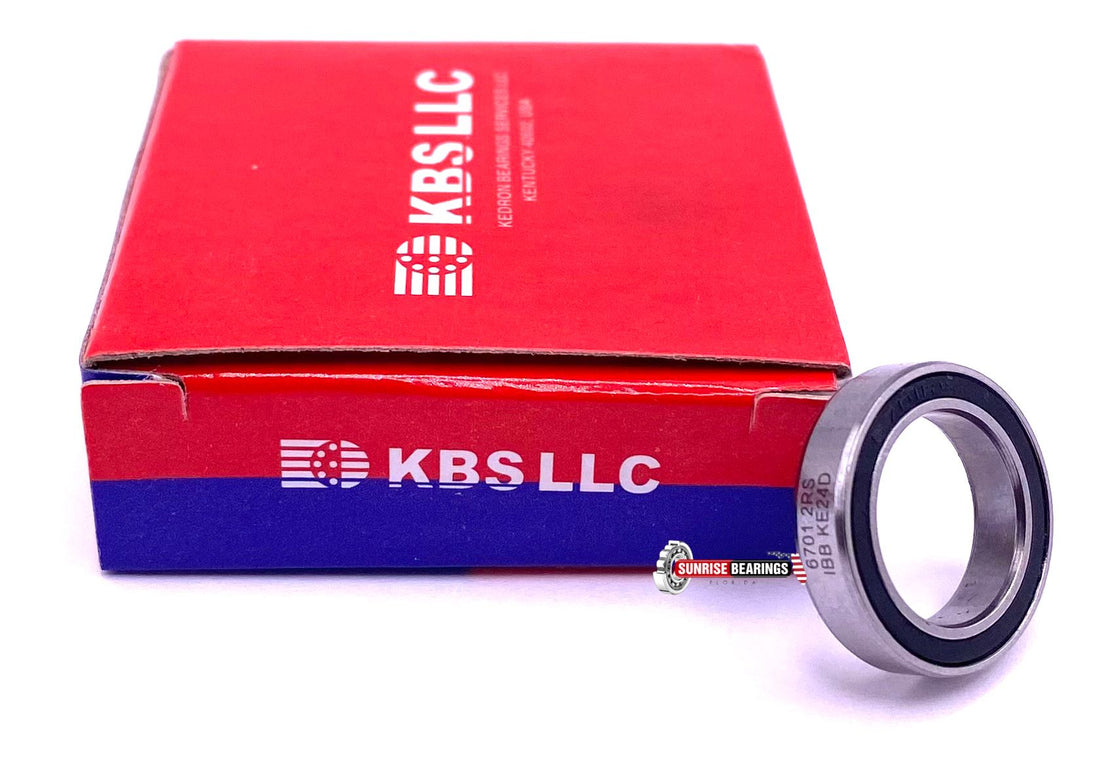 KBS 6701 2RS Deep Groove Ball bearing, Rubber Sealed 61701 2rs 12x18x4 mm