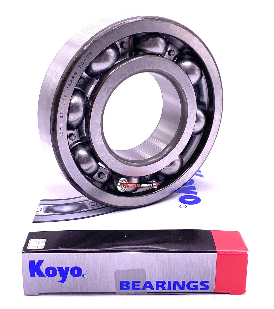KOYO Japan 6312  Deep Groove Ball Bearing, OPEN Type, No Seals 60x130x31 mm