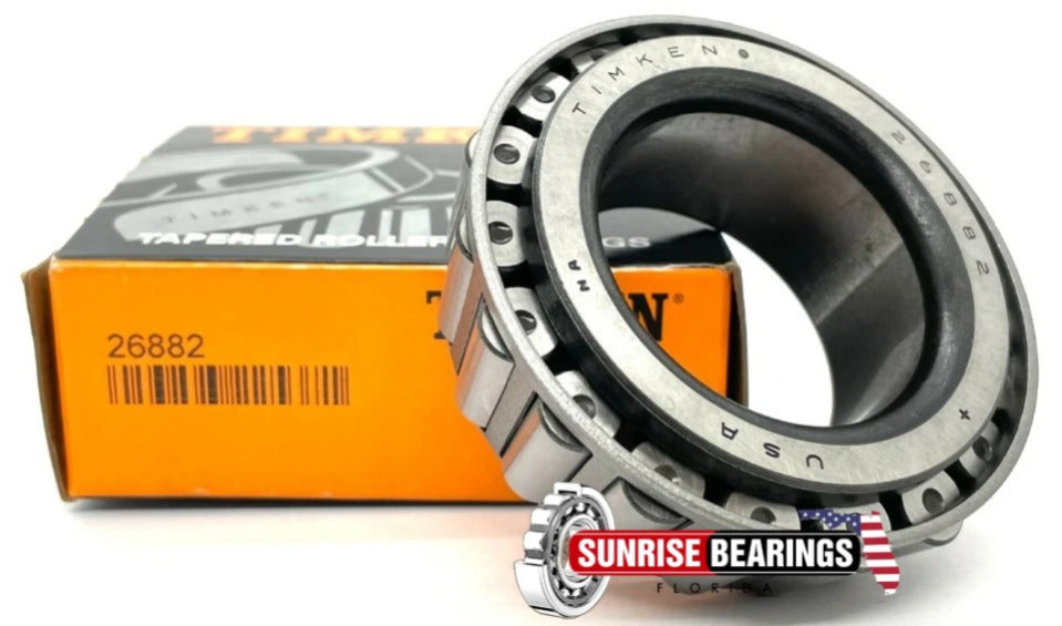 For Toyota Land Cruiser Rear Differential Bearing Set Timken 26882