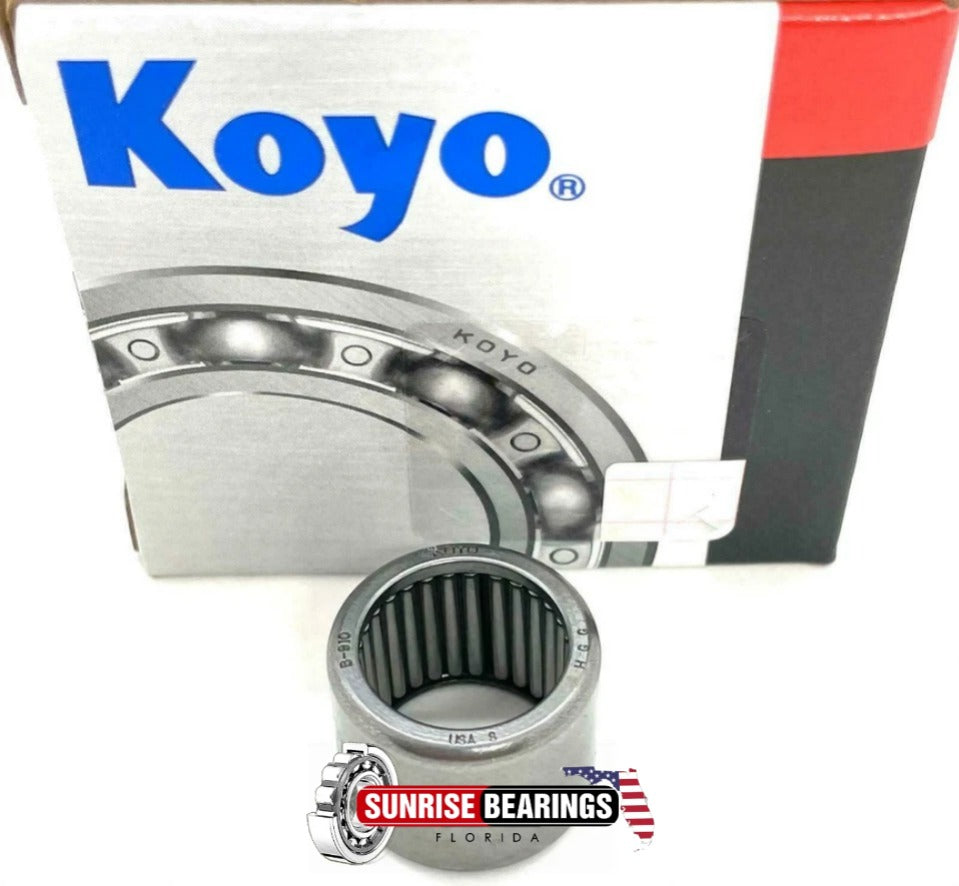 KOYO USA B910 Drawn Cup Roller Bearing, Open Ends with Full Complement B 910 14.288x19050x15.880 mm