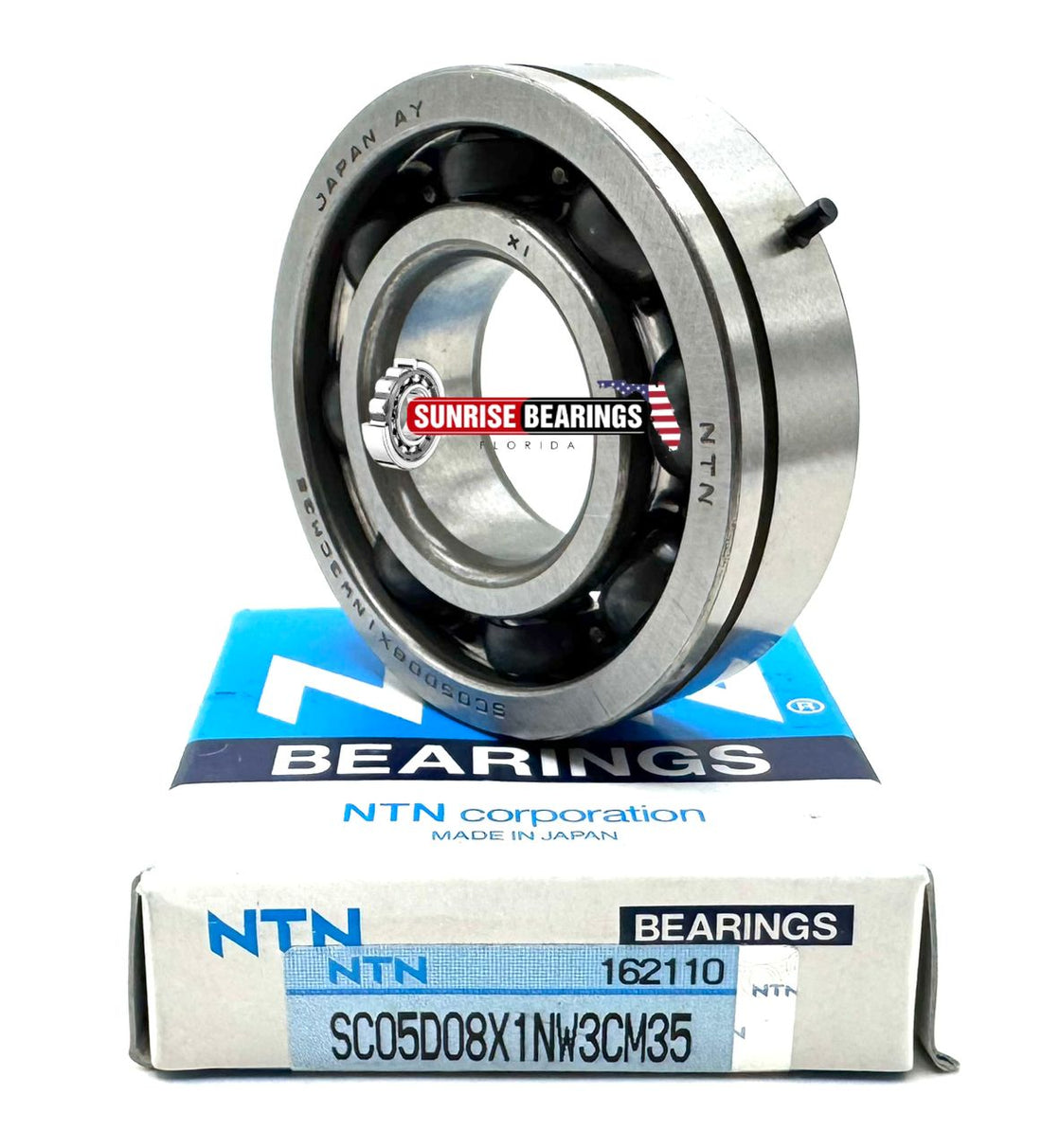 NTN Japan SCO5D08 X1 N W3 CM35 ball Bearing + PIN 25x55x10 mm