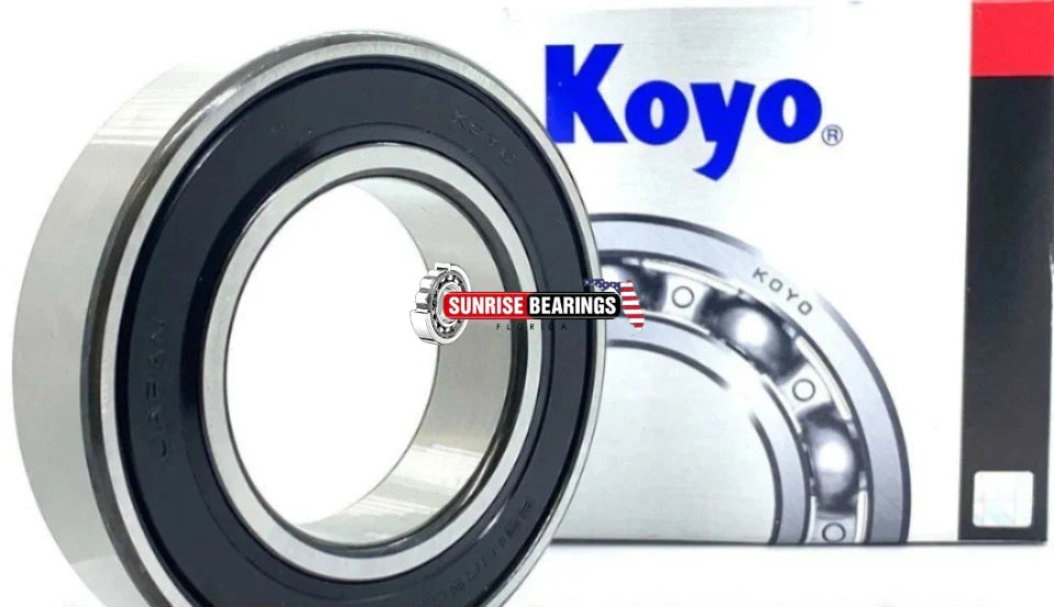 KOYO Japan 6211 2RS  Deep Groove Ball Bearing, Rubber Sealed 55x100x21 mm