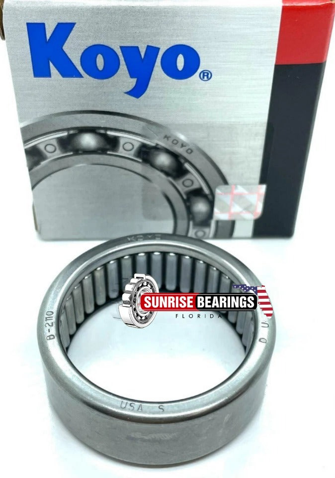 KOYO MADE IN USA B-2110 Needle Bearing 1-5/16" x 1-5/8" x 5/8" U.S.A B2110