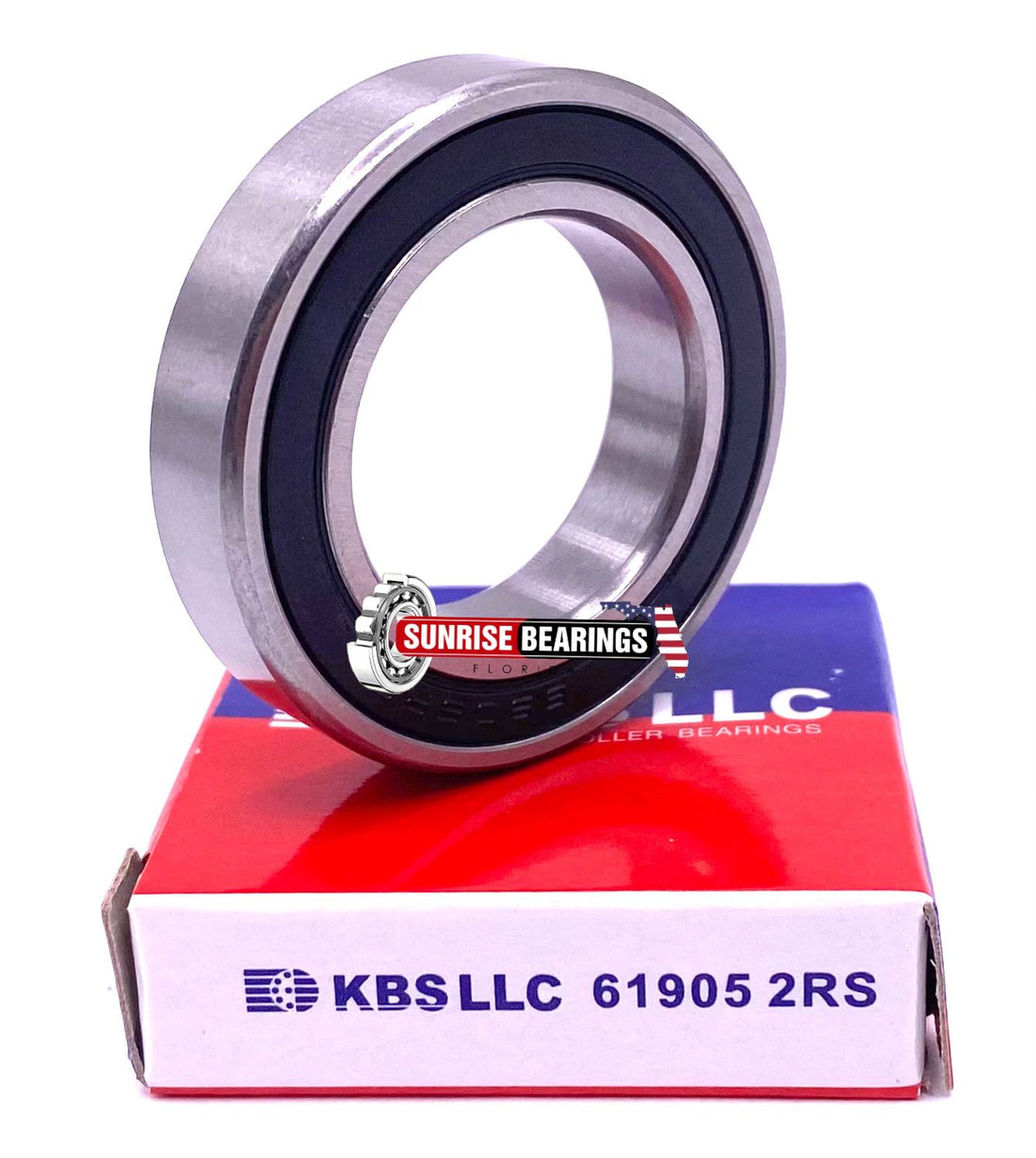 KBS 61905 2RS Deep Groove Ball Bearing, Rubber Sealed 6905 25x42x9 mm