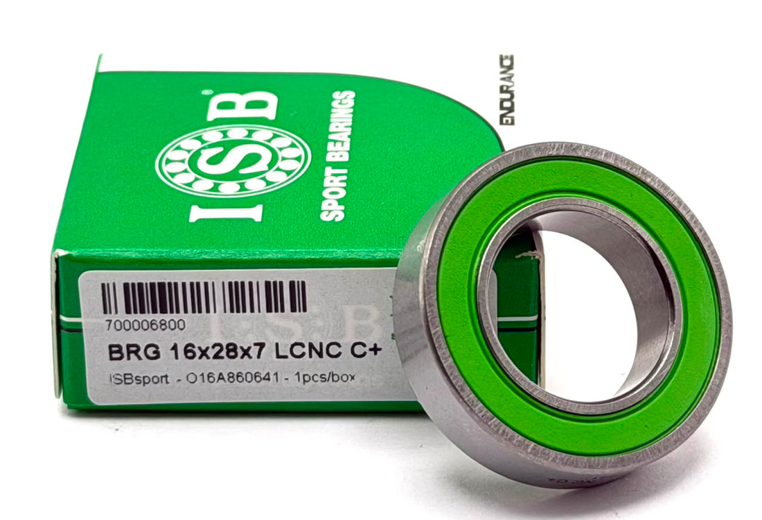 ISB MR16287 2RS Deep Groove Ball Bearing, Rubber Sealed 17x28x7 mm