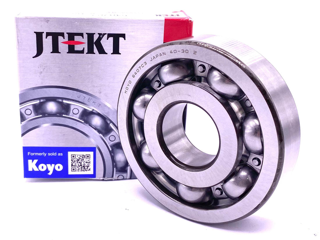 KOYO Japan 6407 C3 Deep Groove Ball Bearing, OPEN Type, No Seals 35x100x25 mm