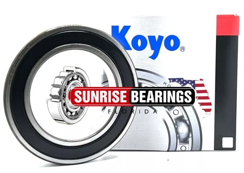 KOYO Japan 6016 2RS C3 Deep Groove Ball Bearing, Rubber Sealed 80x125x22 mm
